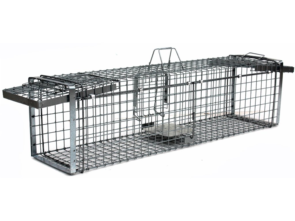 Profesionálna odchytová pasca na líšky, kuny, vydry, bobry a mačky TRAP H118x34x34V2